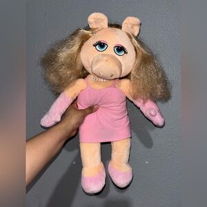 Build-A-Bear Pink and Cream Miss Piggy the puppet